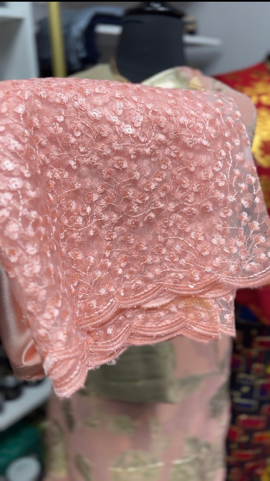 Pink  & Gold Farsawi